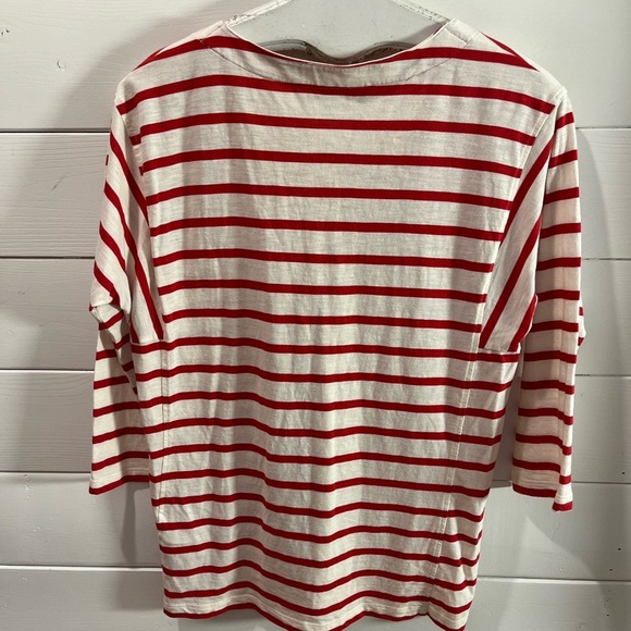 ❤️ PART TWO – Red & Cream Striped Top – Size S - Picture 8 of 10